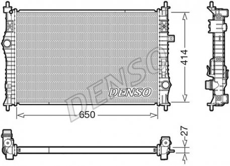 Радіатор охолодження DENSO DRM21104