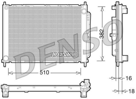 Радиатор DENSO DRM23101