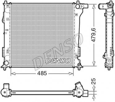 Радіатор HYUNDAI Tucson \'\'15>> DENSO DRM41020