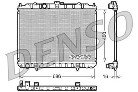 Радіатор охолодження DENSO DRM46004