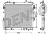 Радиатор охлаждения DENSO DRM50045 (фото 1)