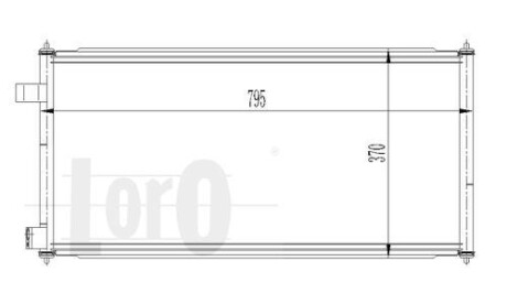 Радіатор кондиціонера Connect 1,8 Di/TDCi 02- DEPO 017-016-0021