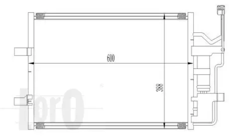 Радиатор кондиционера MAZDA 3(BK)/5(CR) 1.8 i 16V 03- DEPO 030-016-0010
