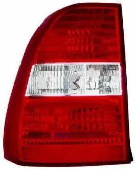 Ліхтар задній Лів (P21/5W/P21W/W16W, колір повороту білий, колір скла червон) KIA SPORTAGE II JE позашляховик 09.04-09.08 DEPO 223-1938L-UE