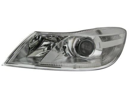 Фара ліва SKODA OCTAVIA A5 (1Z3) 04-13, HEAD LAMP.UNIT..ECE.ELEC W/S MOTOR SK.OTAVIA.4D/COMBI.09- DEPO 665-1118LMLD-EM