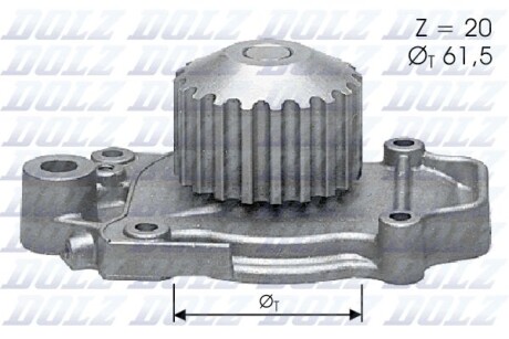 Водяний насос DOLZ H118