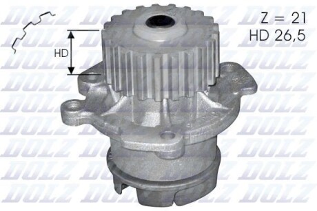 Насос водяной DOLZ L123