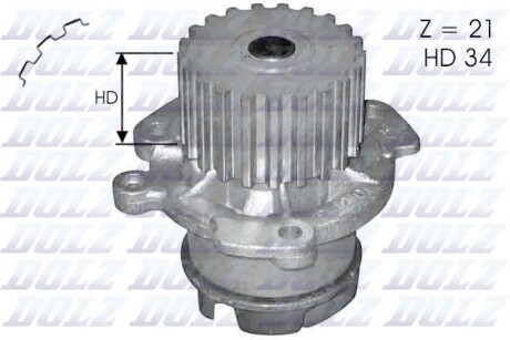 Насос водяной DOLZ L124