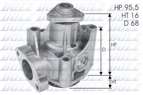 Насос водяной DOLZ L135