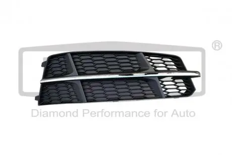 Грати протитуманної фари правої Audi A6 (11-) з хром. смужкою DPA 88071855002