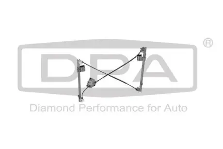 Склопідйомник передній правий без моторчика з рамкою Seat Ibiza (02-09) DPA 88371790202