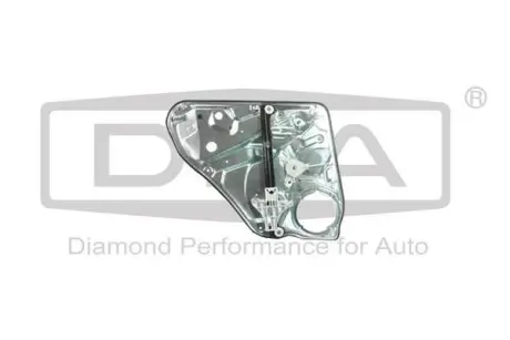 Склопідйомник задній правий без моторчика з рамкою Skoda Superb (02-08)/VW Passat (06-12) DPA 88390407602