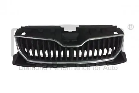 Решітка радіатора нижня з декоративною планкою без емблеми Skoda Fabia III (NJ3) (14-) DPA 88531799002