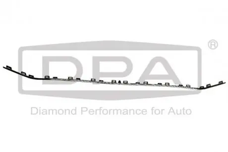 Молдинг переднього бампера (хром) VW Tiguan (16-) DPA 88531810302