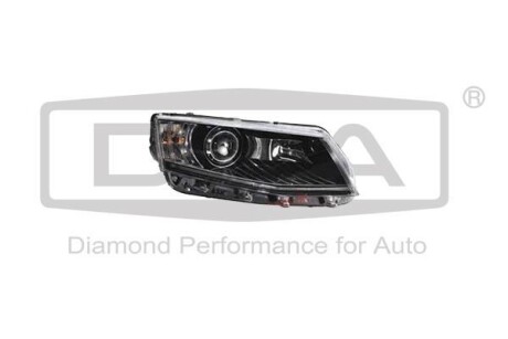 Фара права чорна LED Skoda Octavia (13-) DPA 99411673002