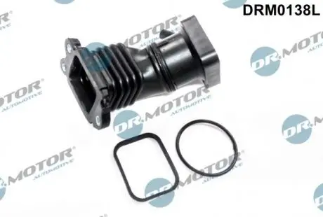 Рукав повітрозабірник гумовий. DR.MOTOR DRM0138L