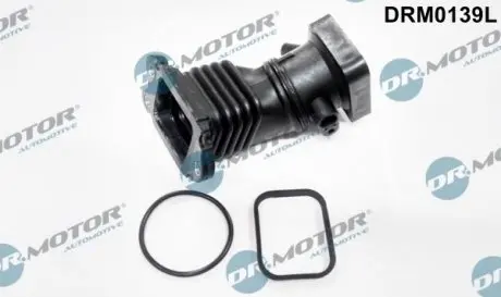 Рукав повітрозабірник гумовий. DR.MOTOR DRM0139L