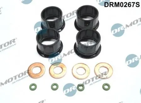Комплект уплотнителей из разных материалов. DR.MOTOR DRM0267S