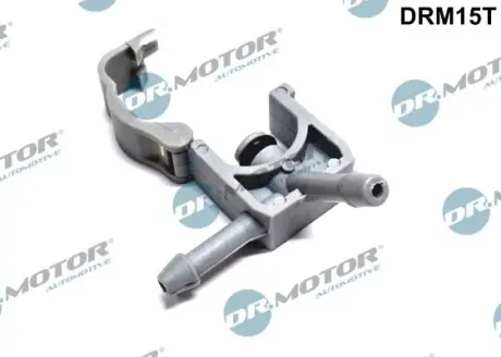 Штуцер шланга обратки (Т-образный) (пласмасса) (система DELPHI) DR.MOTOR DRM15T