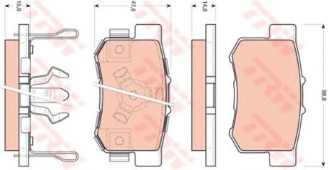 Drive+ - Гальмівні колодки до дисків Drive+ DP1010.10.1007