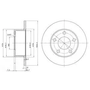 Drive+ - Гальмівний диск Drive+ DP1010.11.0053
