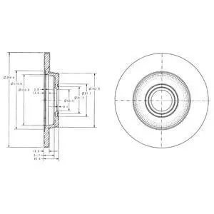 Drive+ - Гальмівний диск Drive+ DP1010.11.0146