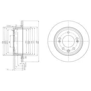 Drive+ - Гальмівний диск Drive+ DP1010.11.0289