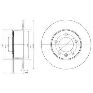 Drive+ - Гальмівний диск Drive+ DP1010.11.0319