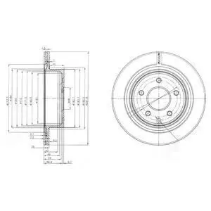Drive+ - Гальмівний диск Drive+ DP1010.11.0434