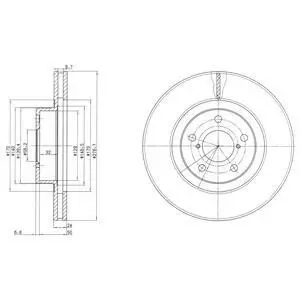 Drive+ - Гальмівний диск Drive+ DP1010.11.0668