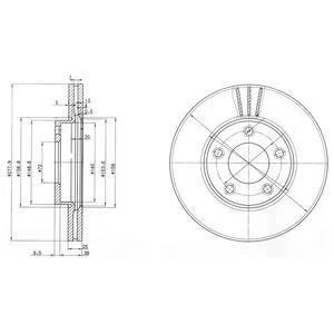 Drive+ - Гальмівний диск Drive+ DP1010.11.0823