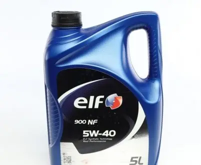 Масло моторное Evolution 900 NF 5W40 (5 Liter) ELF 213908