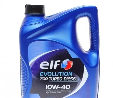 Масло 10W40 5 л Evolution 700 Turbo Diesel (A3/B4/VW501.01/505.00/MB229.1) ELF 216672