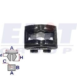 Зажим бампера ELIT C60153