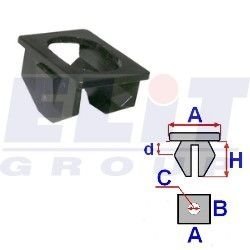 Зажим бампера ELIT C60383