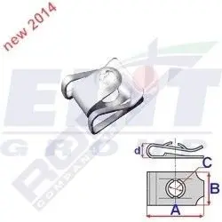 Зажим бампера ELIT C60630