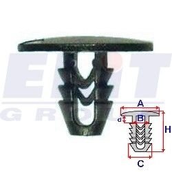 Зажим бампера ELIT R 10146