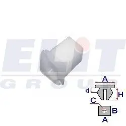 Зажим бампера ELIT R 57154