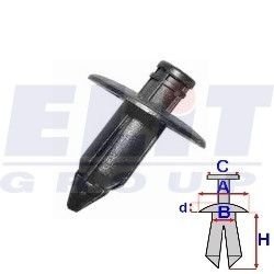 Зажим бампера ELIT R B21003