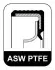 Сальник колінчатого вала RWDR 48 x 76,2 x 10,3 ASW S PTFE / ACM ELRING 942990 (фото 1)