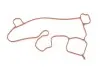 Прокладка масловіддільника AUDI/SEAT/SKODA/VW ''1.8-2.0 TFSI "09>> ELRING 981.210 (фото 2)