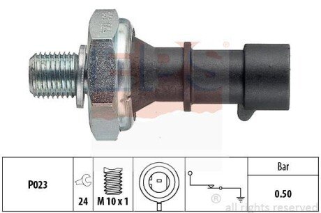 OPEL датчик тиску мастила 1,0/1,2/i Astra G/H,Corsa A/B/C,Vectra C,zafira B,Chevrolet Aveo,Cruze,Jeep Grand Cherokee IV 1.4/3.0CRD EPS 1.800.141