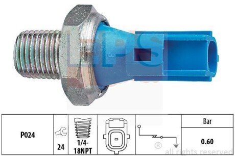 FORD датчик тиску мастила Transit 99- EPS 1.800.147