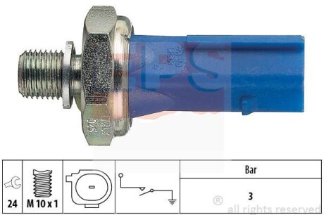 VW датчик тиску мастила VW 2.0 12- (синій) EPS 1.800.212