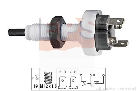 ALFA ROMEO вимикач STOP-сигналів FIAT,LANCIA EPS 1.810.049