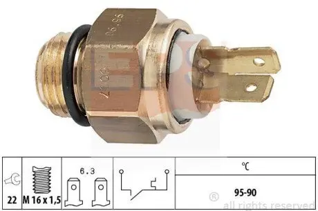 Фото subaru температурний датчик включення вентилятора радіатору EPS 1.850.057 SUBARU температурний датчик включення вентилятора радіатору EPS 1.850.057