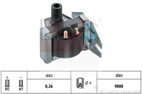 BMW котушка запалювання M5 3,6 88- EPS 1.970.112