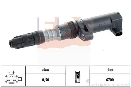 Катушка зажигания 14V Nissan Primastar Opel Vivaro Renault Trafic 1.4-2.0 96- EPS 1.970.432