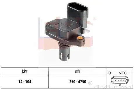 Датчик давления Skoda Felicia 1.3 94-02 EPS 1.993.085