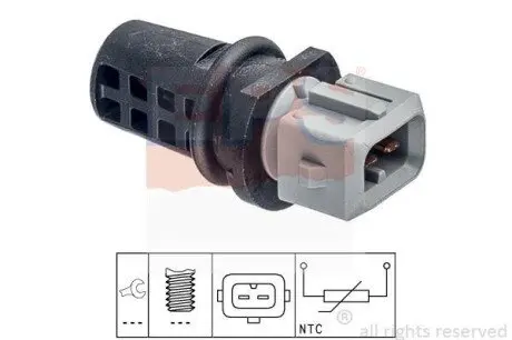 Фото chevrolet датчик температури зовнішнього повітря aveo EPS 1.994.034 CHEVROLET датчик температури зовнішнього повітря Aveo EPS 1.994.034